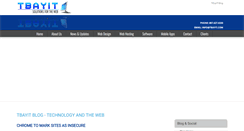 Desktop Screenshot of blog.tbayit.com